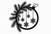 Christmas Ornament Laser Cut Bundle, a Graphic by Creativeshirt (Thumbnail 15 of 16)