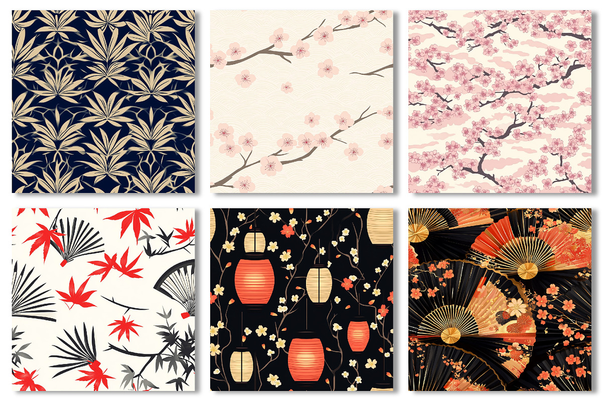 Digital Japan Seamless Papers, a Pattern Graphic by Dream Creation (Photo 6 of 7)