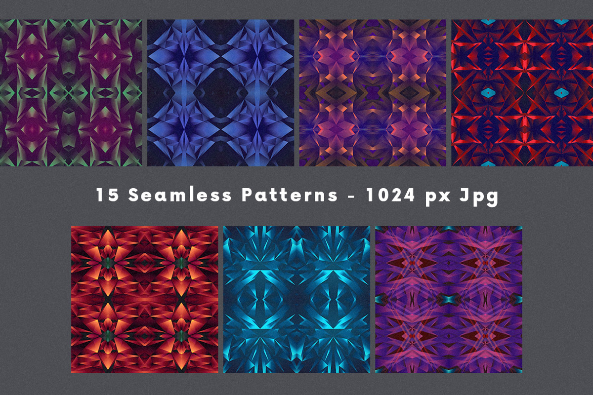 Abstract Geometric Reflection, a Pattern Graphic by MIIM