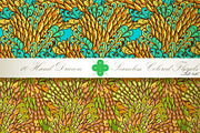 10 Colored Seamless Florals. Set #10, a Pattern Graphic by Patternalized (Thumbnail 4 of 4)