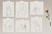 Woman Line Art Collection, a Person Illustration by mejorana (Thumbnail 3 of 10)