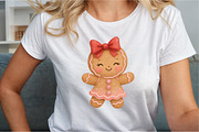 Cute Christmas Png Girly Gingerbread, an Illustration by Sublimation Artist (Thumbnail 4 of 9)