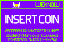 Insert Coin font