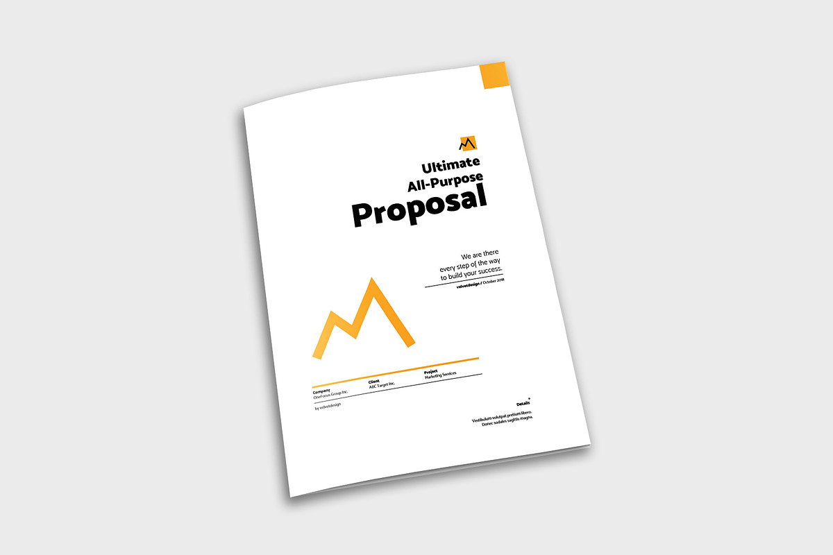 Ultimate Proposal Brochure Template, a Brochure Template by velvetmade.designs (Photo 1 of 15)