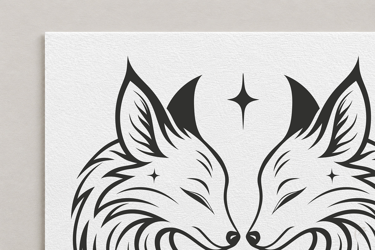 Heartful Animals - Tattoo Vector Set, an Object Illustration by Christine Krahl (Photo 16 of 16)