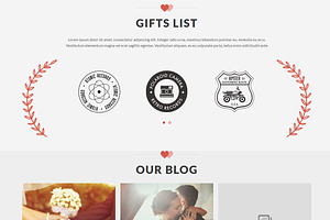 Amore: WordPress Wedding Theme