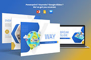 Transportation Google Slide Template, a Presentation Template by Flat Icons (Thumbnail 6 of 7)