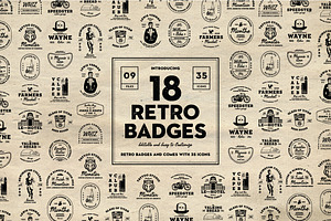 Retro Logo Badges, a Branding & Logo Template by The Good Store