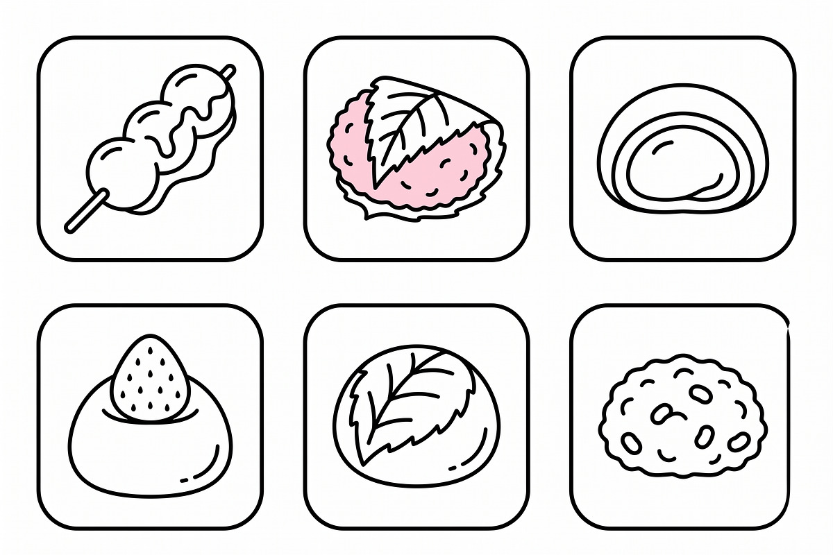 Bundles Vector Onigiri Outline Icons, an Outline Icon by adenpinkstore (Photo 15 of 21)