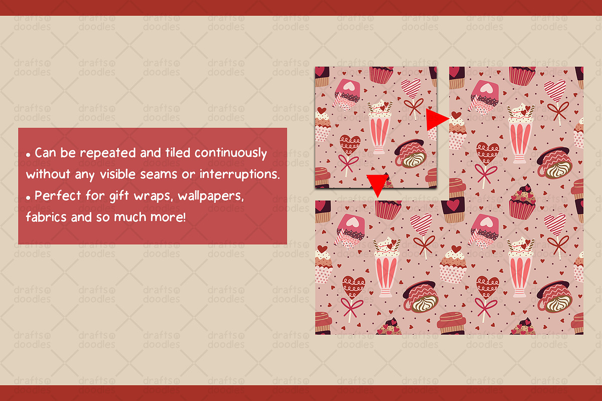 Valentine's Day Date Graphic Set, a Pattern Graphic by Drafts n Doodles (Photo 9 of 10)