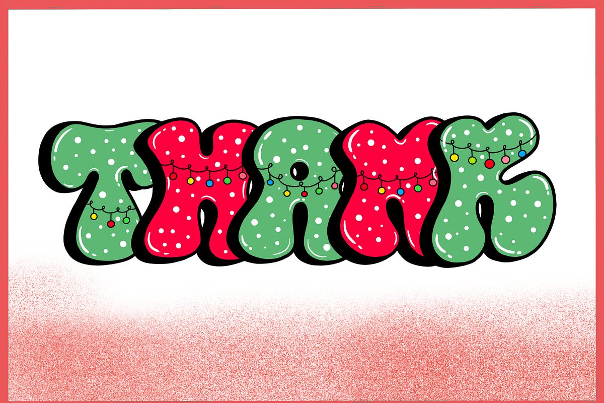 Christmas Groovy Light-PNG fonts, a Symbol Font by It me digital art (Photo 8 of 8)