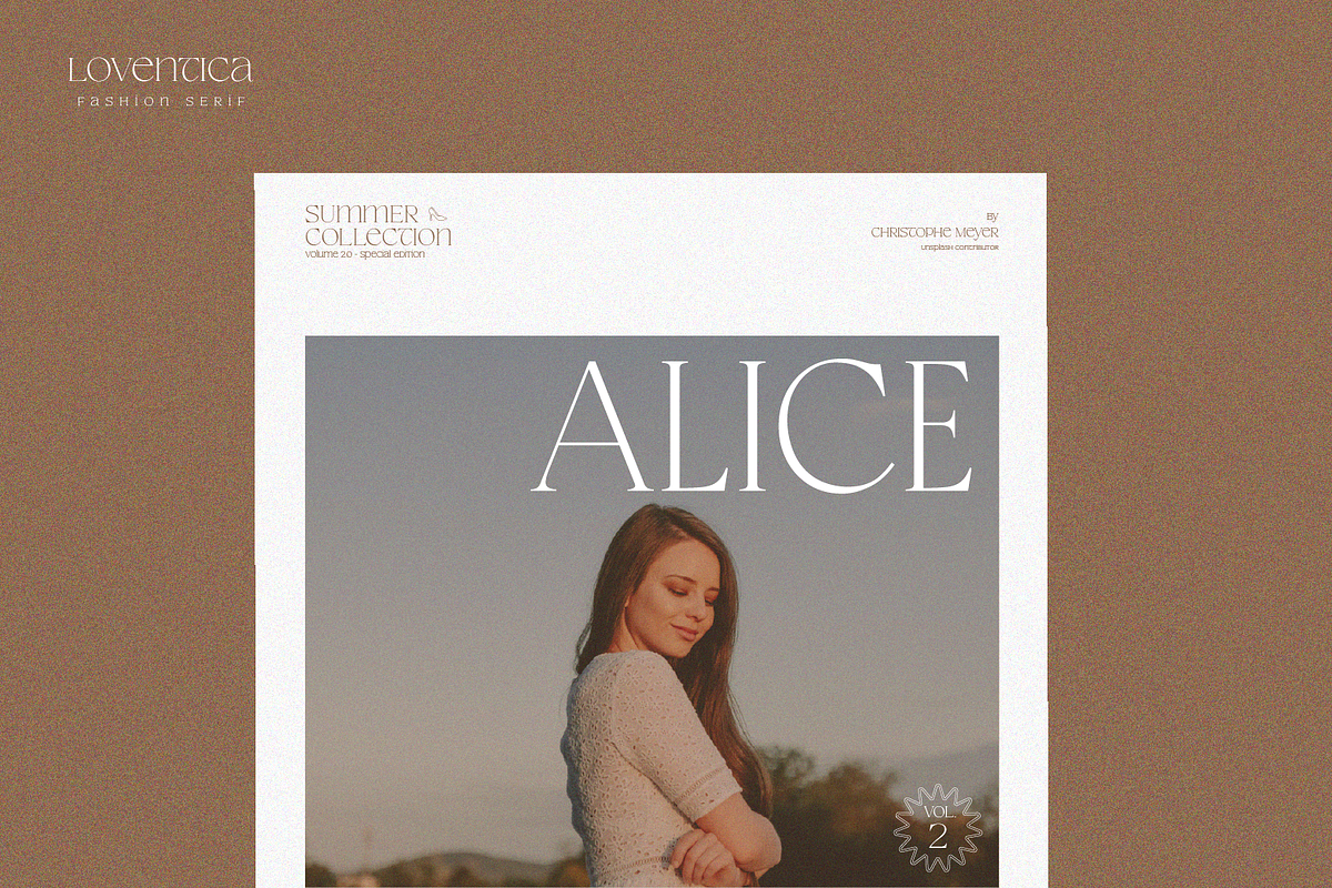 SS Loventica - Chic Elegant Serif, a Serif Font by Typocracy Studio (Photo 4 of 10)