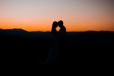 Silhouettes of a loving couple, a Person Photo by Karpyshyn Yuliia