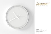 Wall Clock Mockup Template, a Product Mockup by iconisusmockup (Thumbnail 5 of 5)