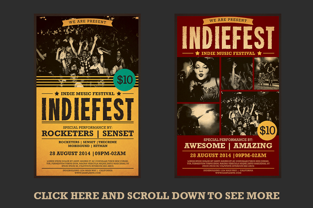 Music Flyer Bundle, a Flyer Template by Smoothproject (Photo 2 of 2)