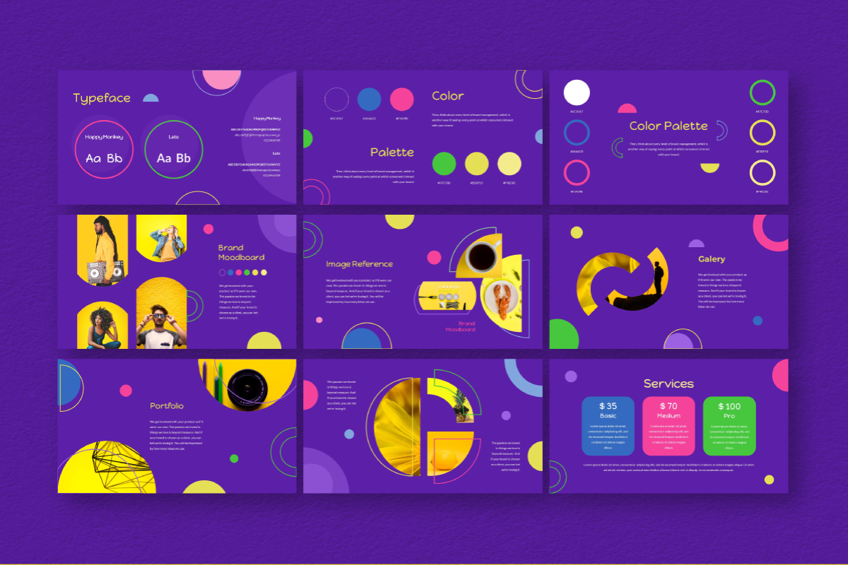 Circle Brand Keynote Template, a Presentation Template by Inkofert (Photo 7 of 9)