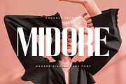 Midore - Modern Sans Font, a Sans Serif Font by Almeera Std (Thumbnail 1 of 5)