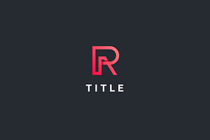 R Logo, a Branding & Logo Template by baqoos