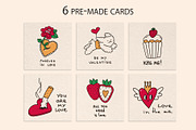 True Love flash tattoo clipart, a Decorative Illustration by Chaka_32 (Thumbnail 3 of 7)