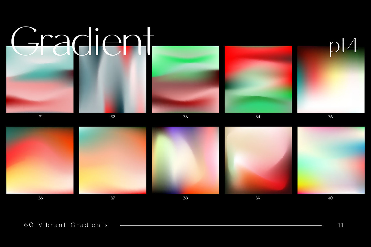 60 Customizable Gradients, a Background Graphic by Inartflow (Photo 11 of 18)