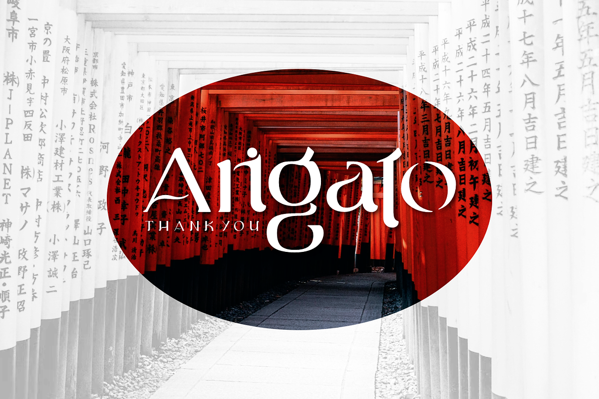 Sigokae Sans Serif Japanese Themed, a Sans Serif Font by Glyphstyle (Photo 7 of 7)
