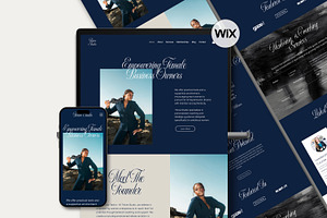 Business & Life Coach Wix Site, a Wix Template by Sky Dore Design