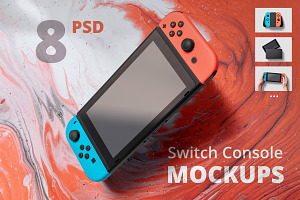 8 Switch Console Mockups