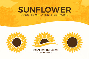 Sunflower Logo Templates & Cliparts