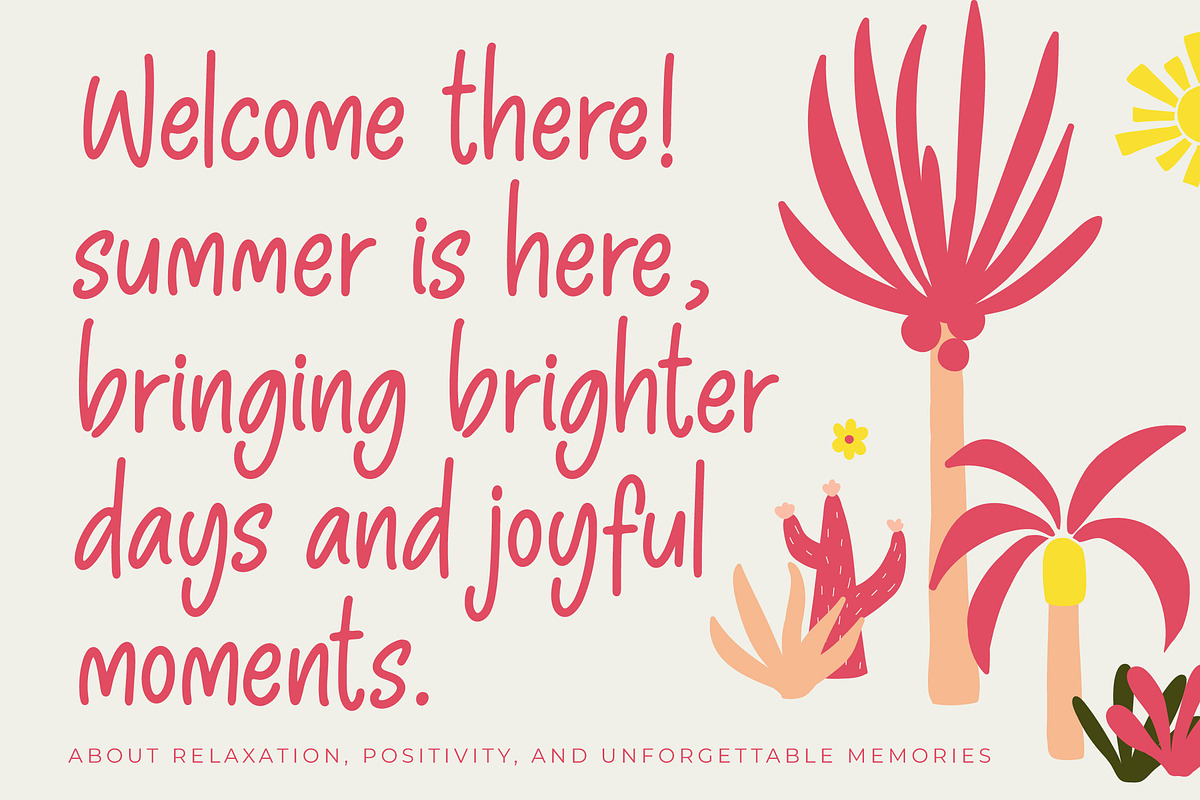 Pinky Doodle Natural Handwritten, a Script Font by Letterena Studios Script (Photo 15 of 20)