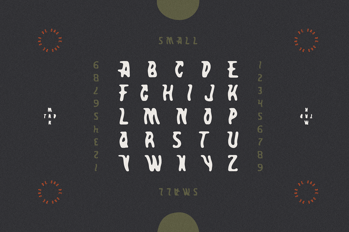 De Oro, a Font by James Coffman Design (Photo 3 of 4)