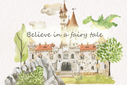 Fairy tale watercolor set, an Illustration by Love Watercolor Store (Thumbnail 9 of 9)