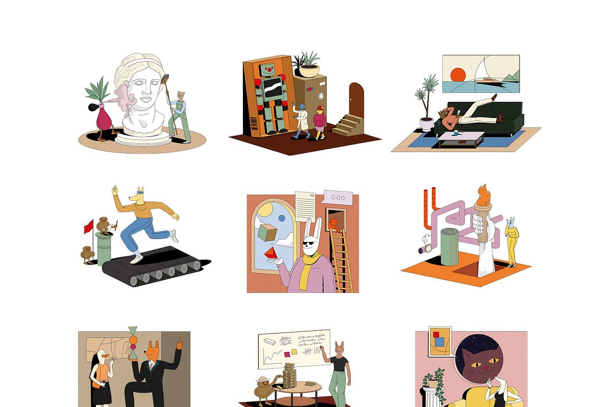 Dreamwork - Surreal illustration set, an Illustration by Growww (Photo 4 of 4)
