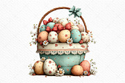 Easter Basket Clipart Png, an Illustration by Craft Nest (Thumbnail 9 of 11)