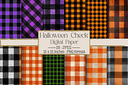 Halloween Check Patterns, an Illustration by DreamPrint404 (Thumbnail 1 of 4)