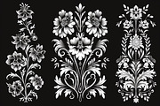 Floral Vine Laser Cut Bundle, an Object Graphic by hafijul (Thumbnail 4 of 10)