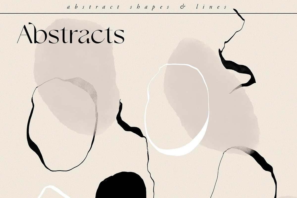 abstract modern line art & shapes, an Illustration by ana & yvy (Photo 10 of 14)