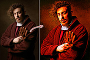 Rosy Oil Paint Lite Action, an Action Add-On by Linspace (Thumbnail 2 of 6)