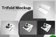 Trifold Mockups, a Mockup by alphadesign (Thumbnail 9 of 13)