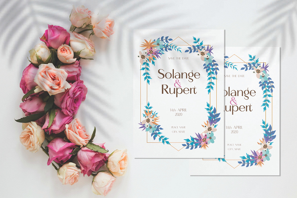 Beautiful wedding invitation card, an Invitation Template by Workhu (Photo 1 of 2)