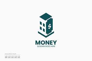 Money Building Logo, a Branding & Logo Template by Zeer Graphic