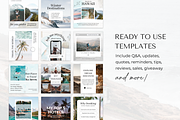 Travel Instagram Post Templates, a Social Media Template by ShopRShop (Thumbnail 3 of 11)