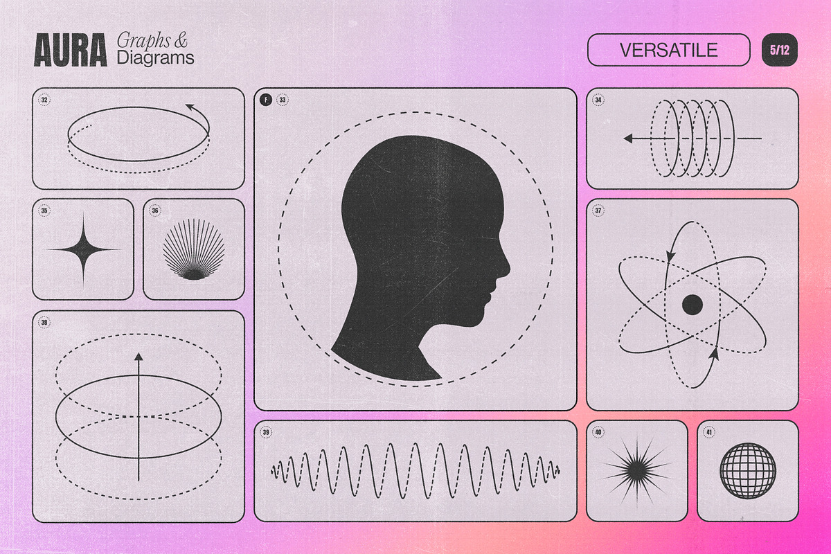 Aura Energy Flow - Mindful Graphics, an Object Graphic by Samolevsky (Photo 9 of 29)