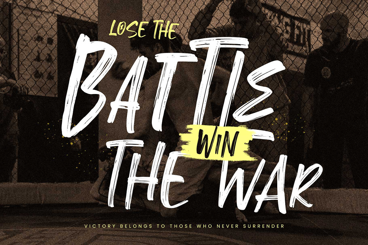 Troughline - Freestyle Brush Font, a Handwritten Font by Arterfak Project (Photo 4 of 13)