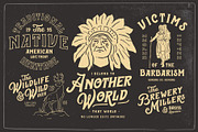 Bohemian Alchemist 5 Font + 15 Badge, a Script Font by Opus Nigrum (Thumbnail 4 of 17)