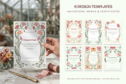 Art Nouveau Floral Graphics Kit, a Decorative Illustration by SunnJaneArt (Thumbnail 5 of 10)