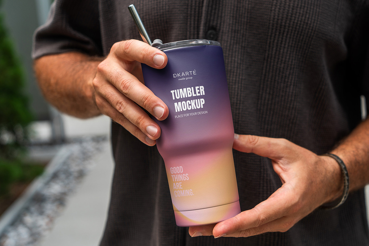Tumbler Mockups To Go, a Cups & Container Mockup by Dikarte.Store (Photo 9 of 14)
