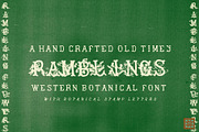 Ramblings Hand Crafted Western Font, a Serif Font by Madeline ODonoghue Design (Thumbnail 2 of 8)