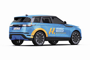 Luxury Compact SUV Wrap Mockup Set, a Product Mockup by Halal Graphic Studio (Thumbnail 7 of 15)