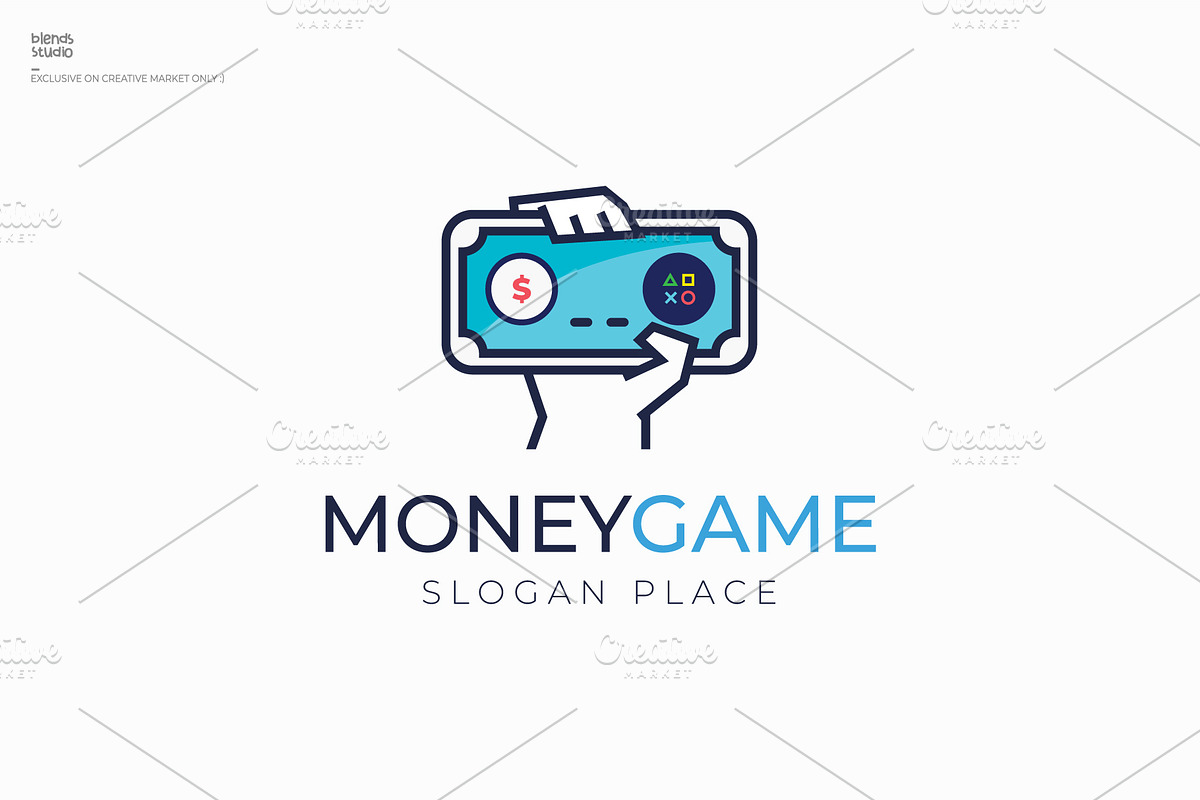 Money Game logo, a Branding & Logo Template by blends.studio (Photo 1 of 4)