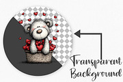 Valentine Teddy Bear Clipart Bundle, an Illustration by Canvas Craft (Thumbnail 2 of 6)
